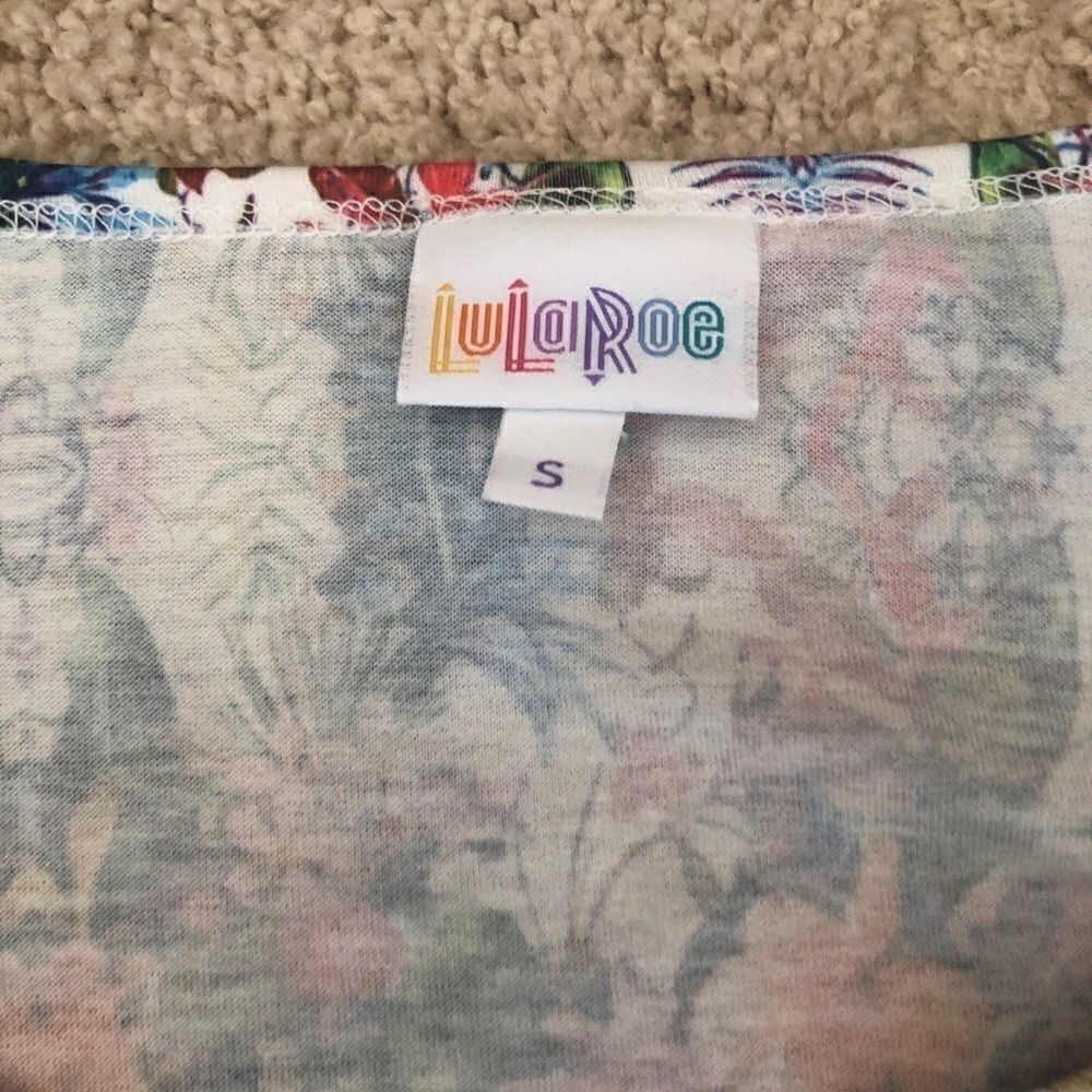 LuLaRoe floral patterned Irma - Picture 5 of 8